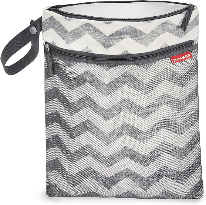 Skip Hop Wet Dry Bag, Grab & Go, Chevron | Amazon (US)