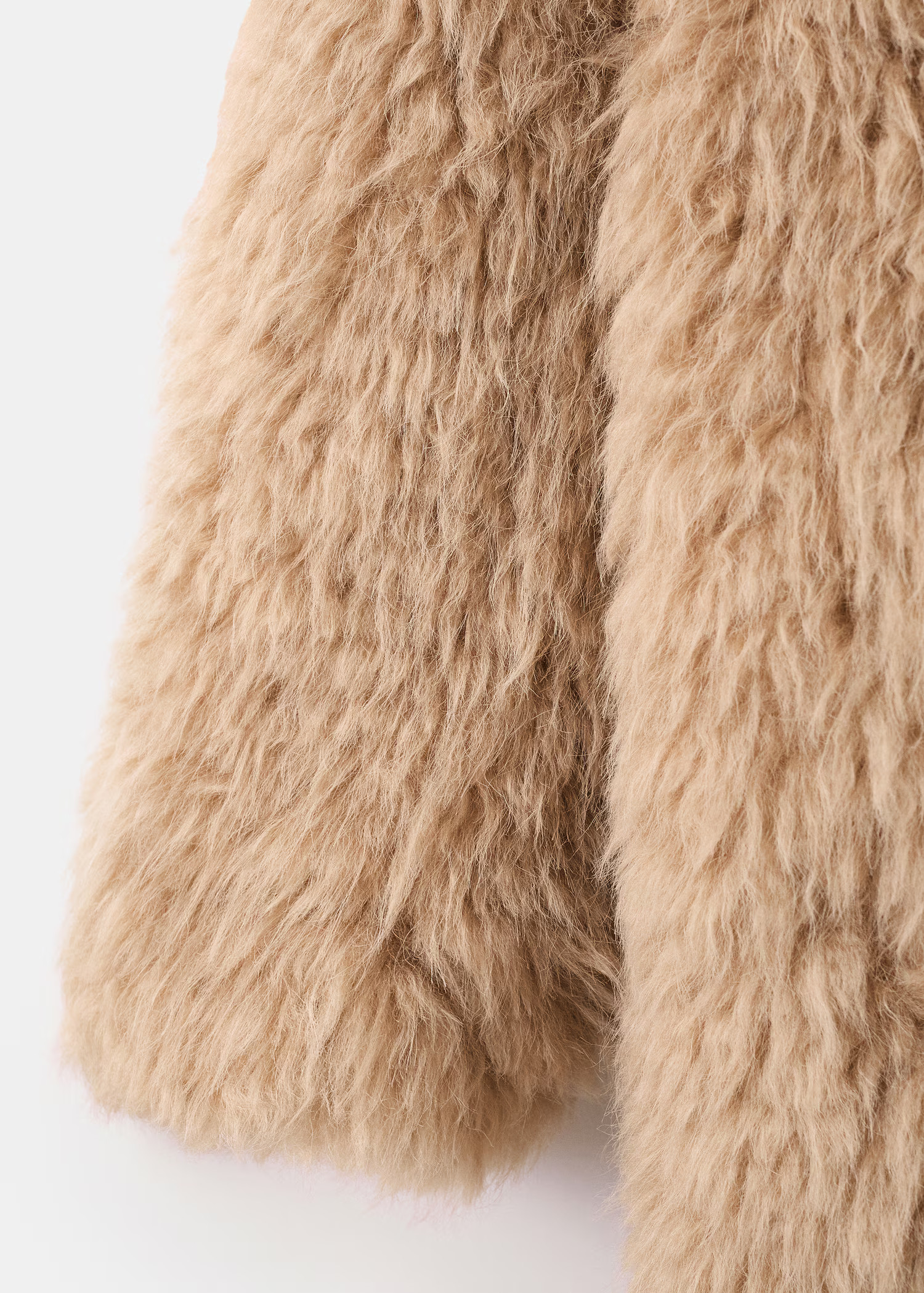 Long faux-fur coat - Women | MANGO USA | Mango (US/MX/AU)