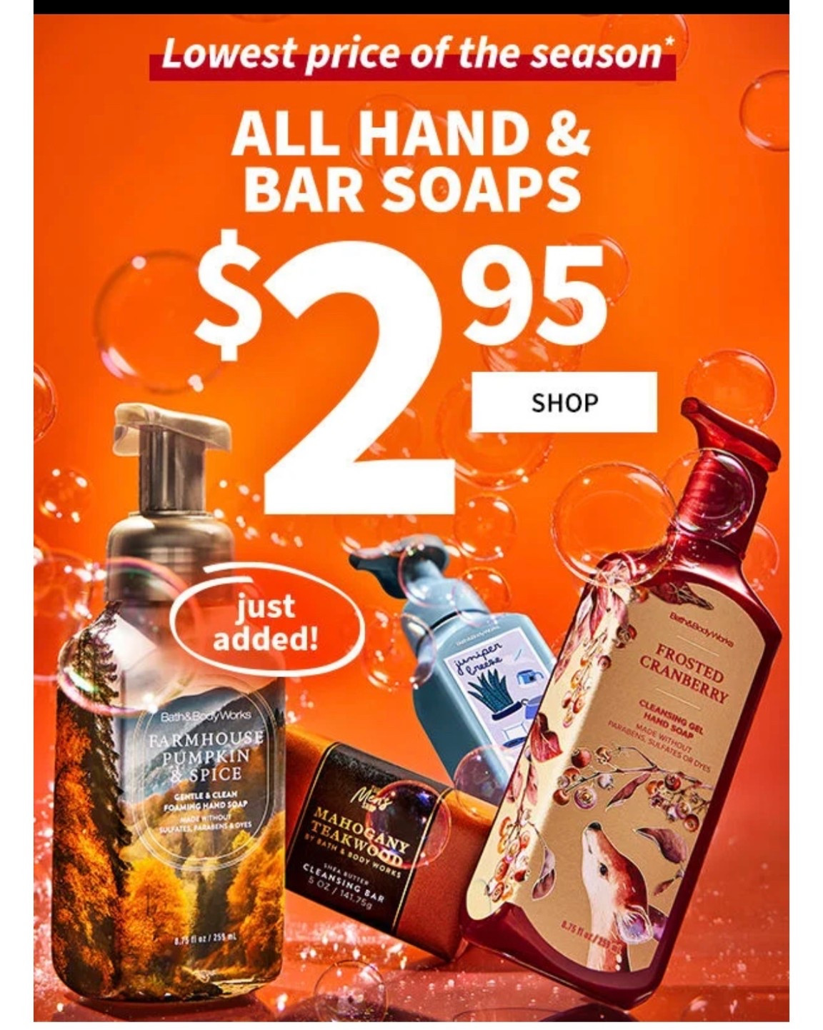 Bath and body works is having a major sale on soaps! All the fall scents are my favorite  

#LTKSaleAlert #LTKSeasonal #LTKHome