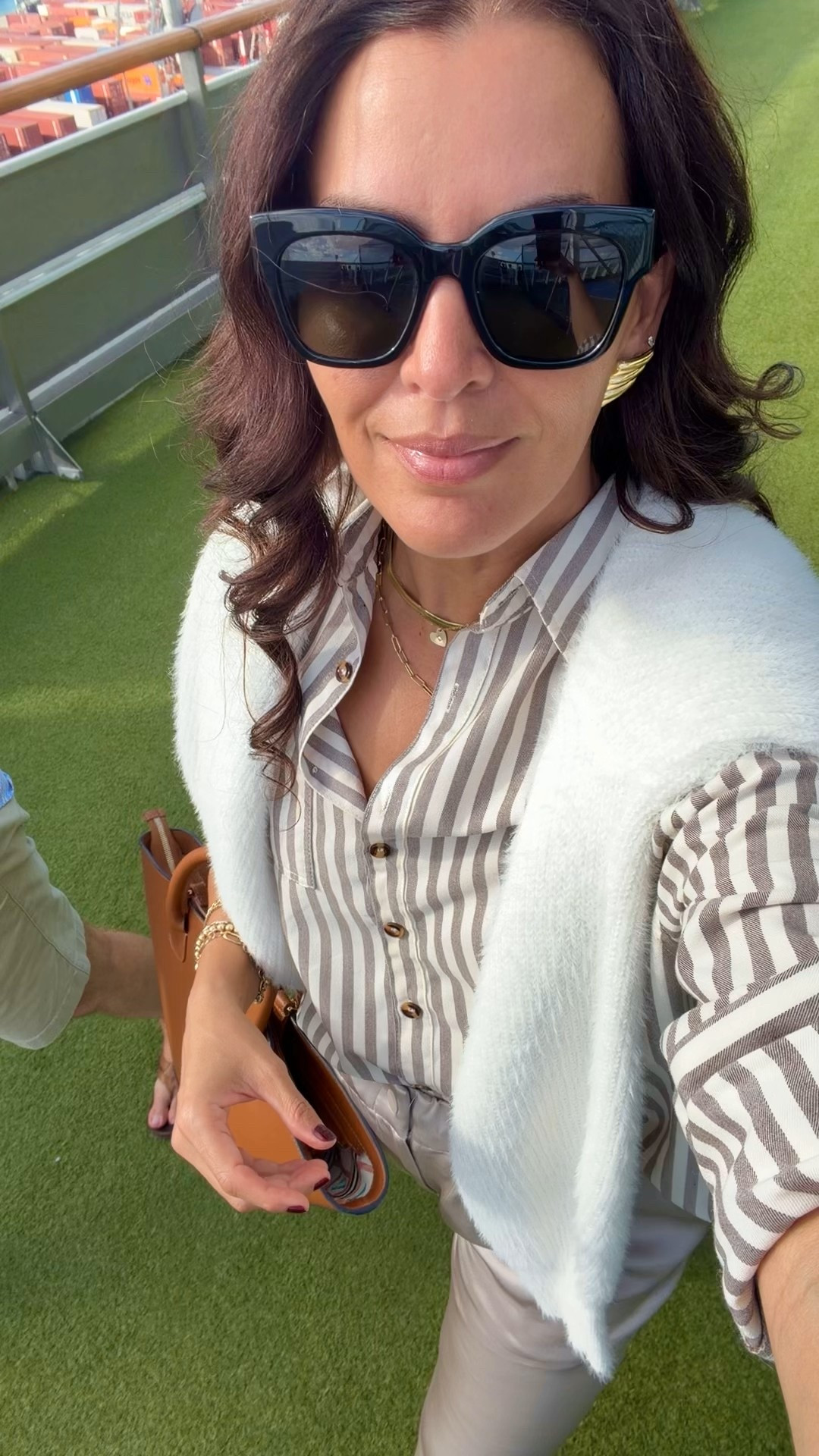 Size M in shirt is oversized.s in pants.

#LTKOver40 #LTKHoliday #LTKTravel