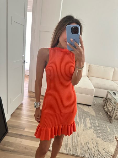 Orange ruffle dress smallest size Amazon 

#LTKFindsUnder100 #LTKFindsUnder50