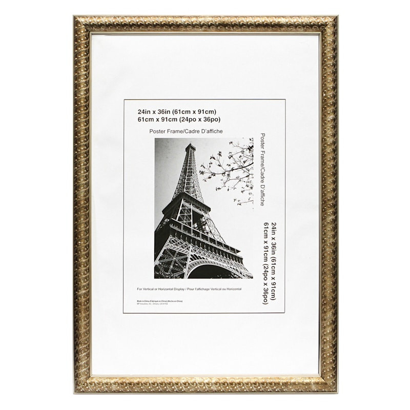 Lauren Gold Poster Wall Frame, 24x36 | At Home