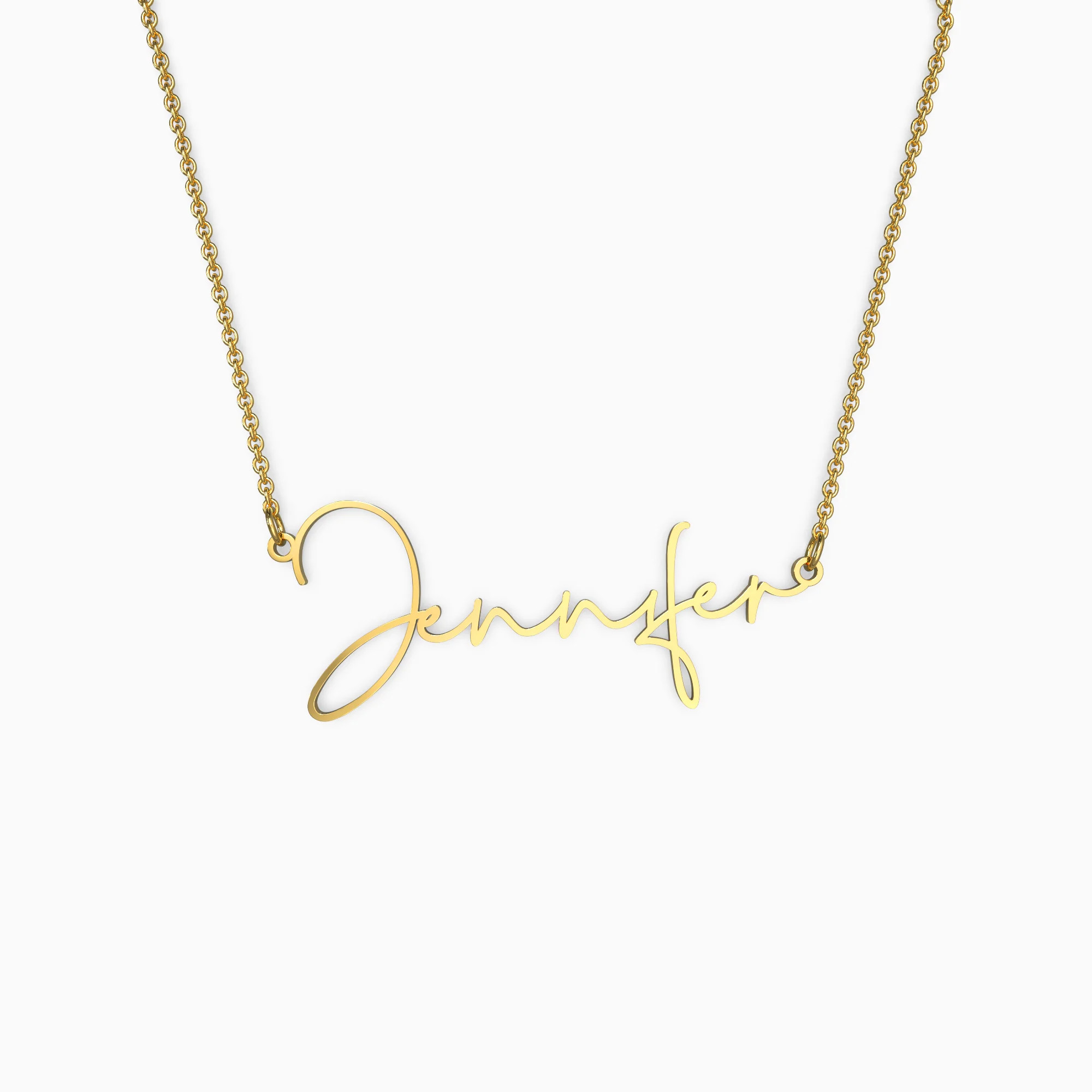 Modern Name Necklace | Mint & Lily