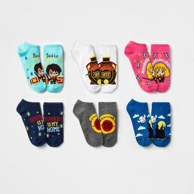 Kids' Harry Potter 6pk Socks | Target