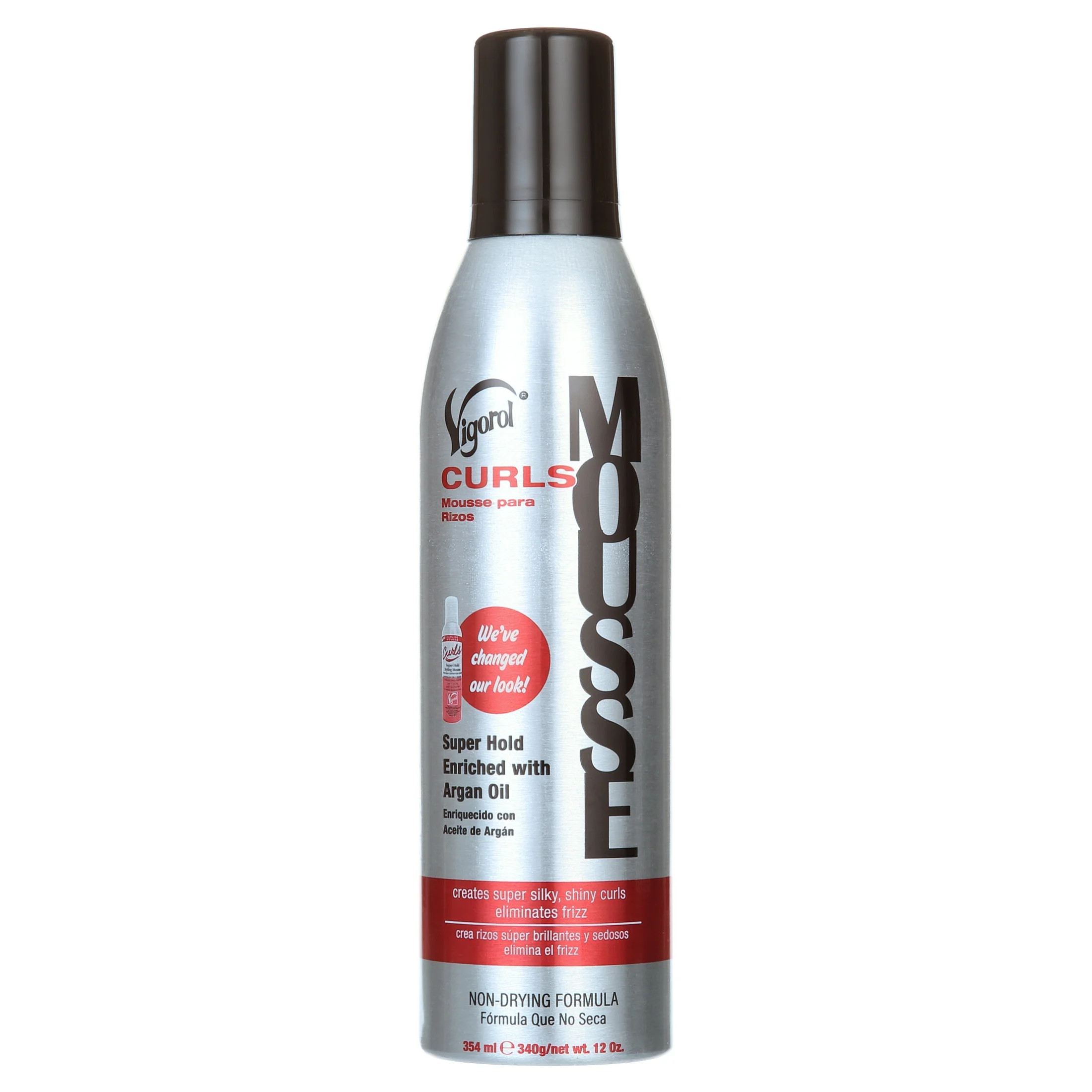 Vigorol Curling Mousse, 12 oz., Frizzy Hair Type, Moisturizing, Anti-Frizz, Unisex | Walmart (US)