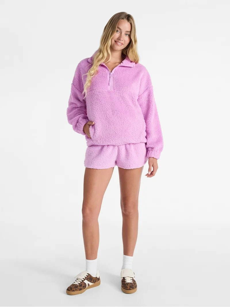 No Boundaries4.3 stars out of 109 reviews(4.3)|109 No Boundaries Plush Bungee Cord Shorts, Women'... | Walmart (US)