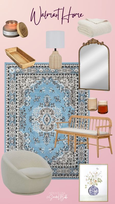 Fall decor, living room rug, 8x10 rug, traditional style, Anthropologie lookalike mirror, rattan lamp, cozy decor, Coffee Table, living room, bedroom, entryway #LTKfindsunder100 #LTKfindsunder50 #LTKstyletip

#LTKsalealert #LTKhome #LTKSeasonal