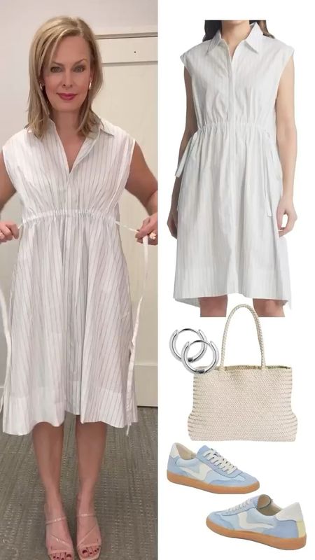 Spring dresses under $100! Love the way this one cinches. Wear it sporty with sneakers or your warm weather semi-dressy favorites. It’s adaptable. True to size 

#LTKstyletip #LTKVideo #LTKfindsunder100