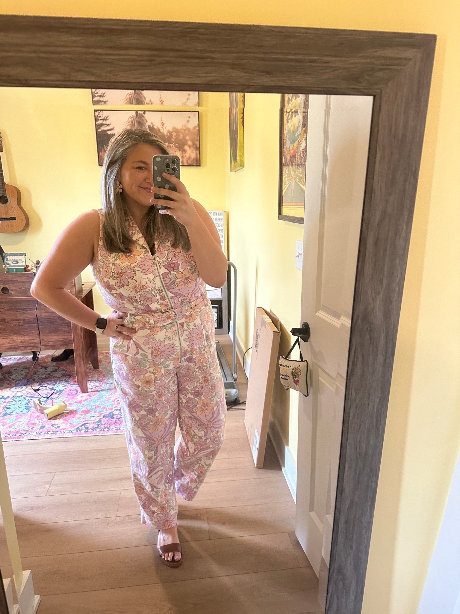 Jumping into spring—literally. This jumpsuit is giving ‘throw on and go’ in the cutest way! Linked it before it hops away!

#LTKWorkwear #LTKMidsize #LTKSeasonal