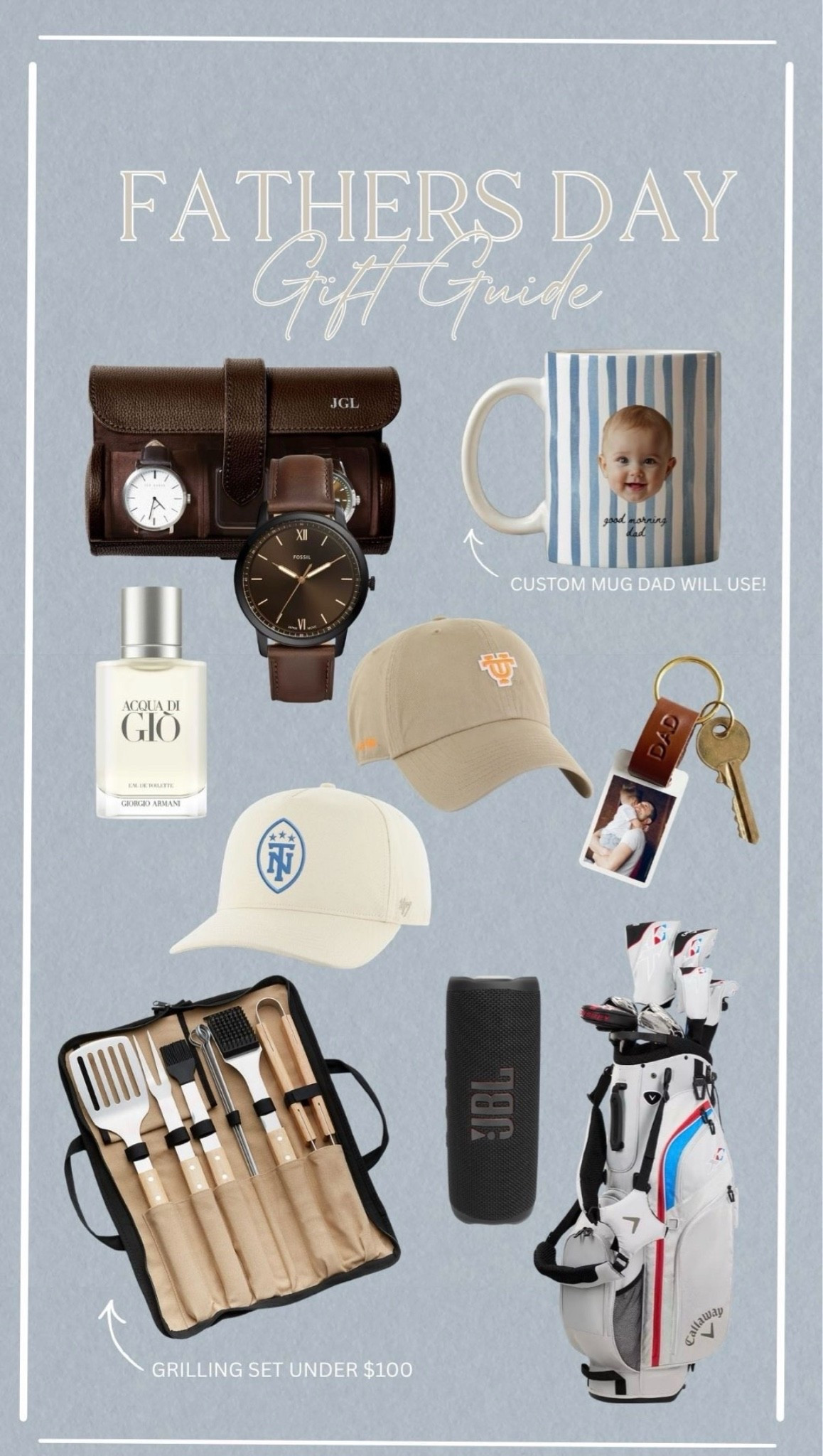Gifts for dad! Starting to think of things dad will love for fathers day. Loving some of these custom pieces they will actually use. 



gift guide, fathers day, fathers day gifts, gifts for dad, mens gifts, mens ideas, sports hats, custom gift ideas, sports, mens acessories 

 #LTKselfcare #LTKOver40 #LTKMens

#LTKSeasonal