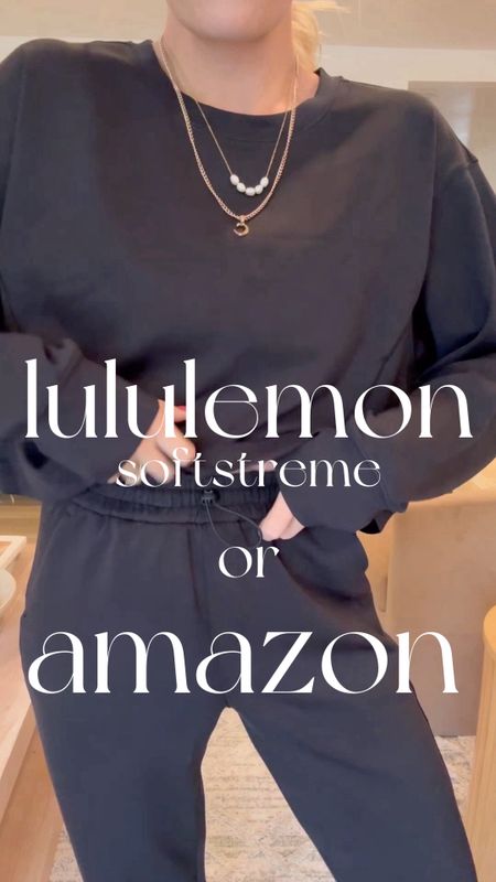 Lululemon Softstreme lookalike from amazon.
 Size M top and size Small bottom

#LTKsalealert #LTKstyletip #LTKfindsunder50