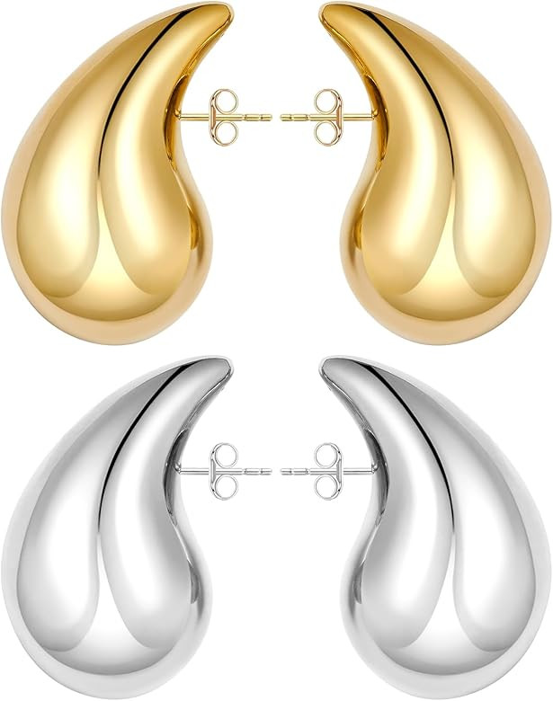 Orecchini Donna Dupes Orecchini Oro 18K Orecchini Platino 14K Orecchini Donna Argento Orecchini Donn | Amazon (IT)