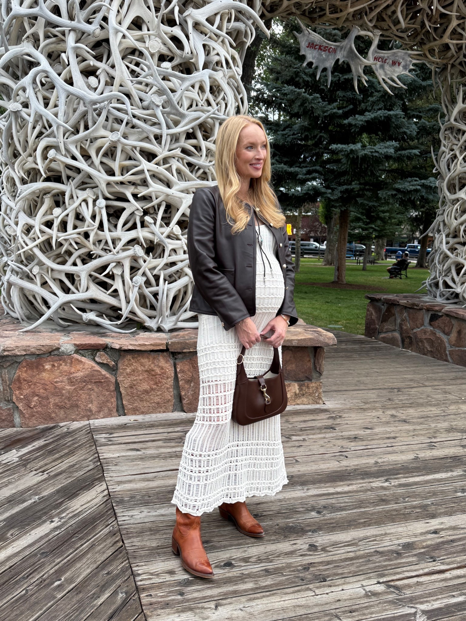 I originally bought this crochet dress for a beach trip but restyled it recently for dinner in jackson hole with western accessories! I’m wearing a size medium and it’s very comfortable and flattering! And bump friendly (I’m currently 30 weeks) 

#LTKFindsUnder100 #LTKBump