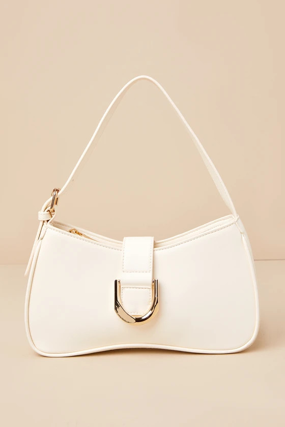 Oh-So Chic Bone Buckle Shoulder Bag | Lulus