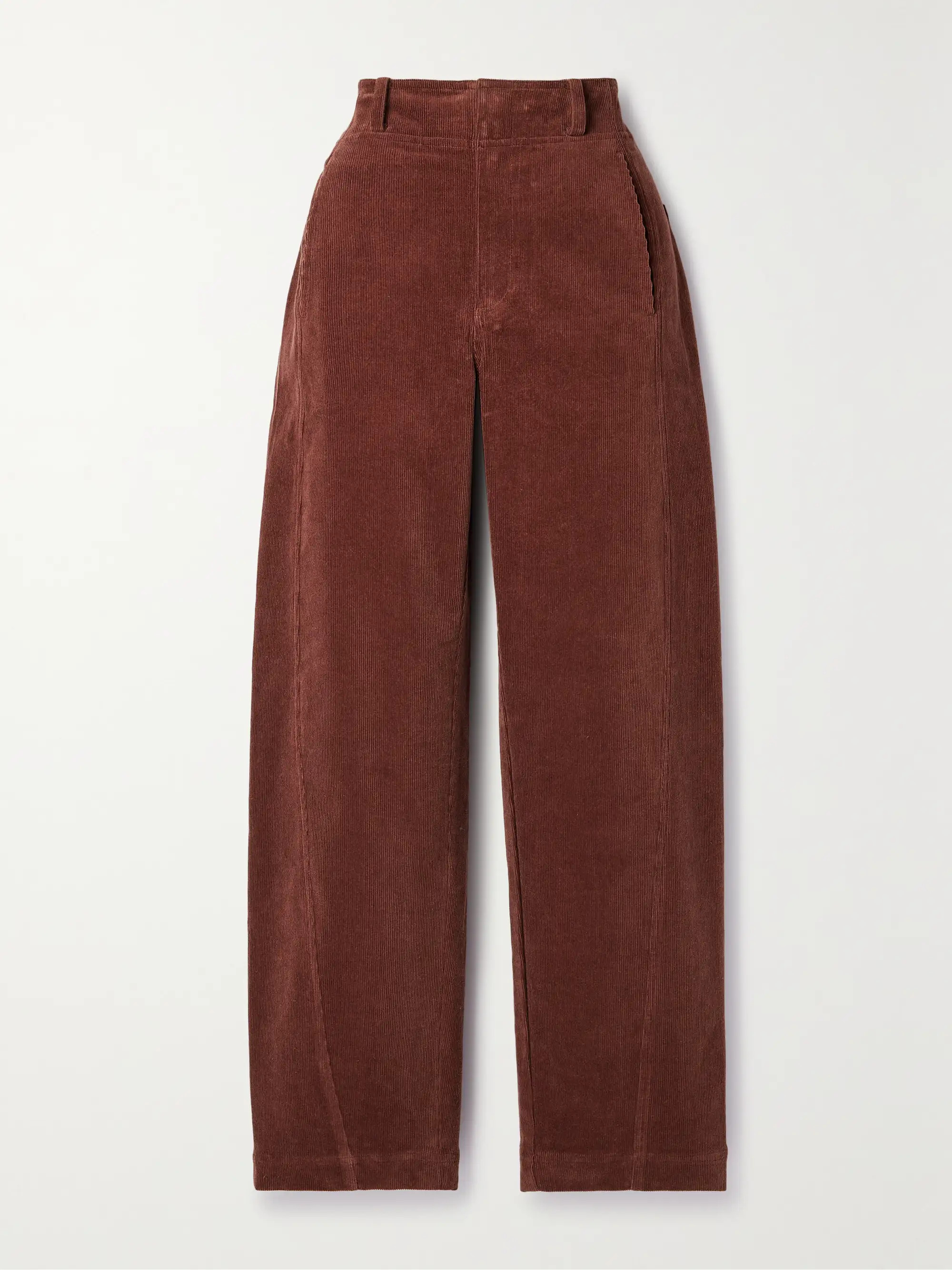 Meridian stretch-cotton corduroy tapered pants | NET-A-PORTER (UK & EU)