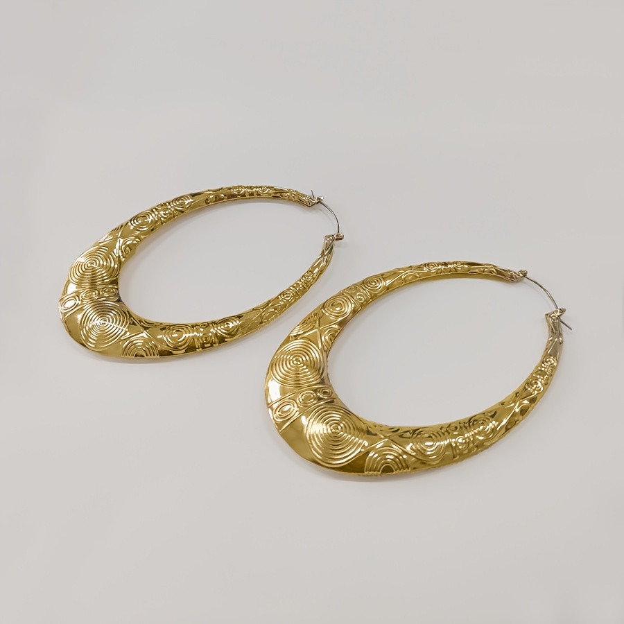 Exaggerated Geometric Oval Hollow Bamboo Joint - Temu | Temu Affiliate Program