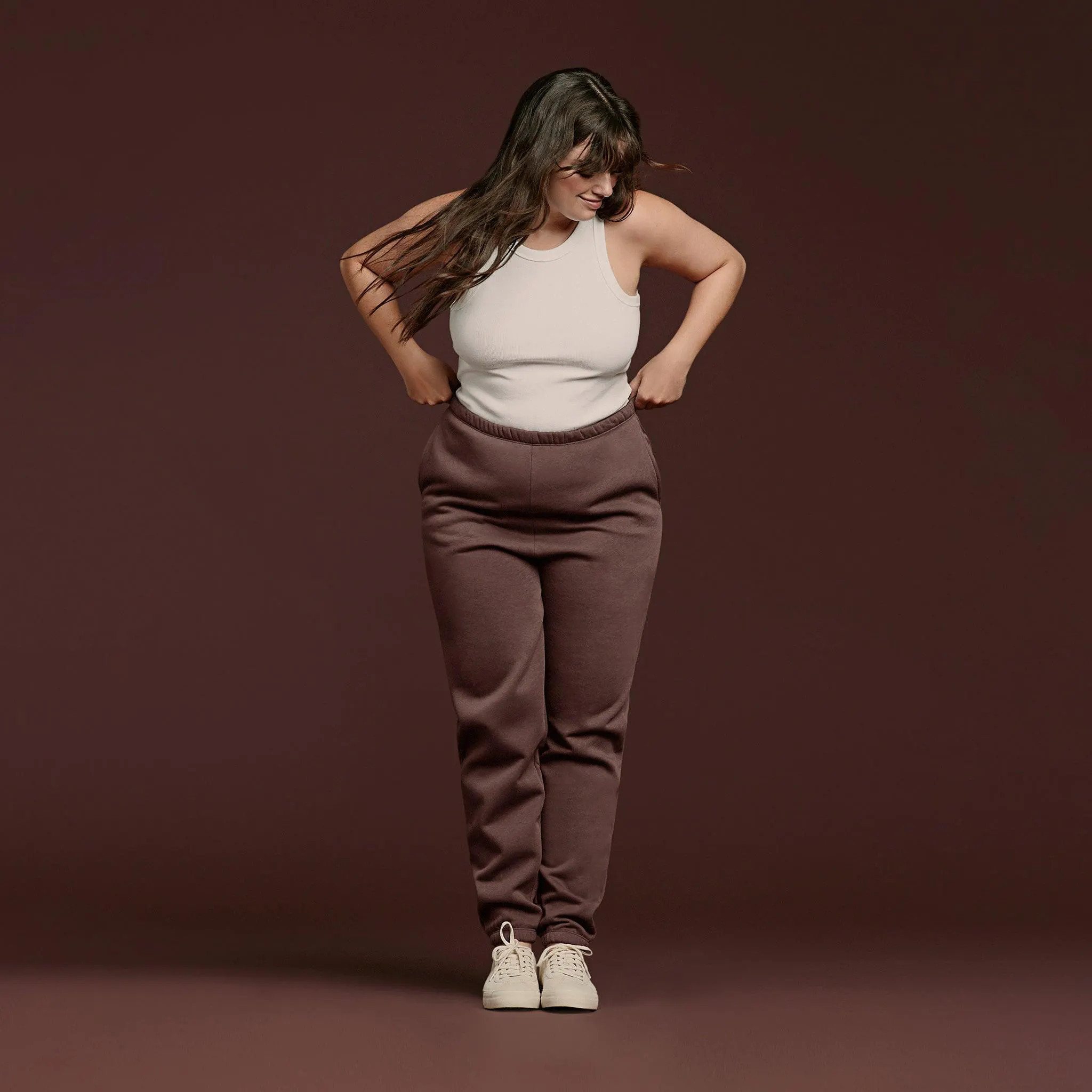 Women's Sweatpants - Coffee - nuuds | nuuds