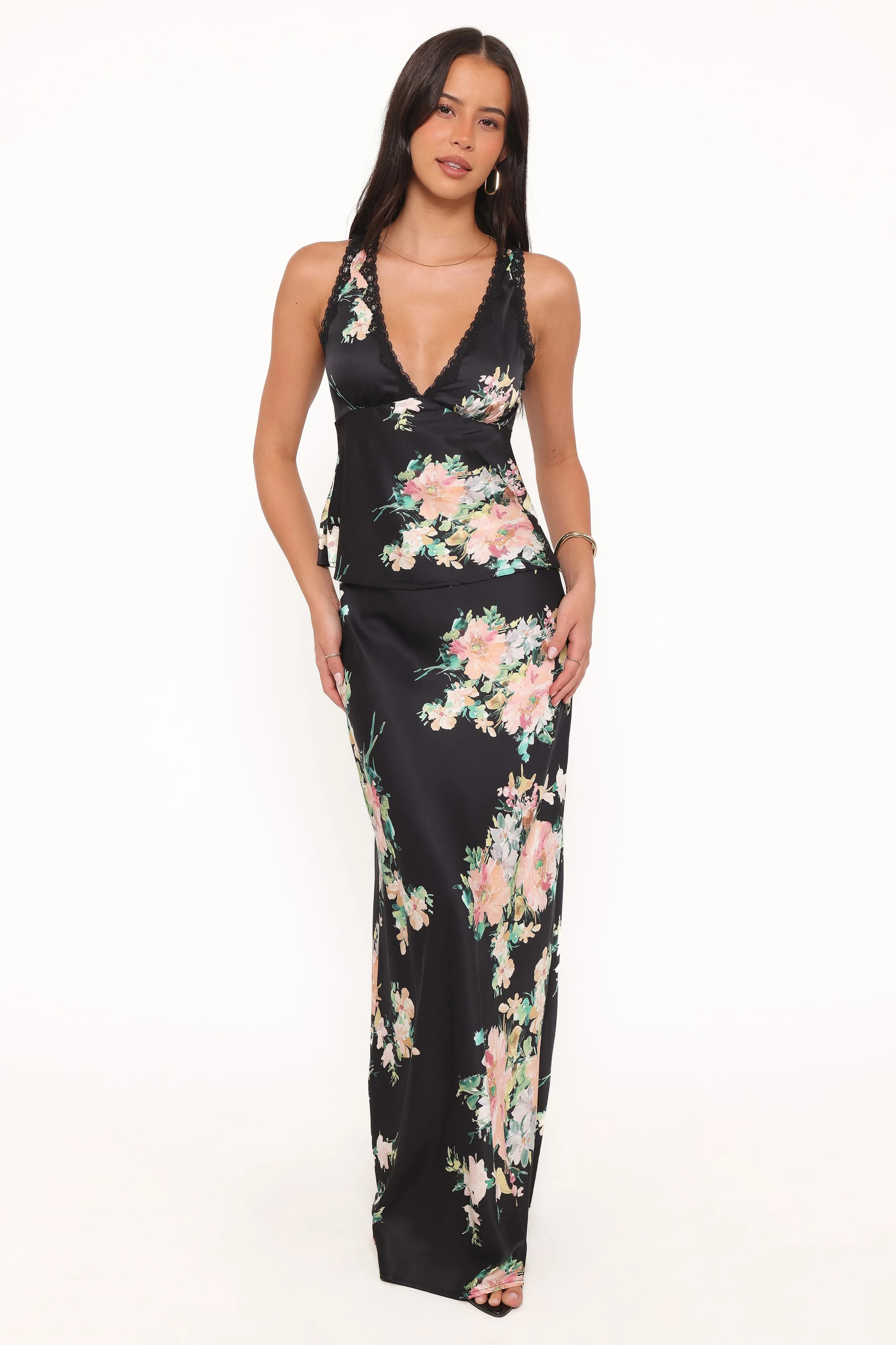 Velman Skirt - Black Floral | Petal & Pup (US)