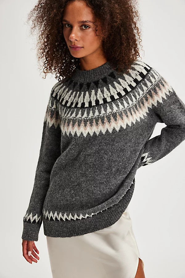 Pendleton Oversized Fair Isle Pullover Sweater | Free People (Global - UK&FR Excluded)