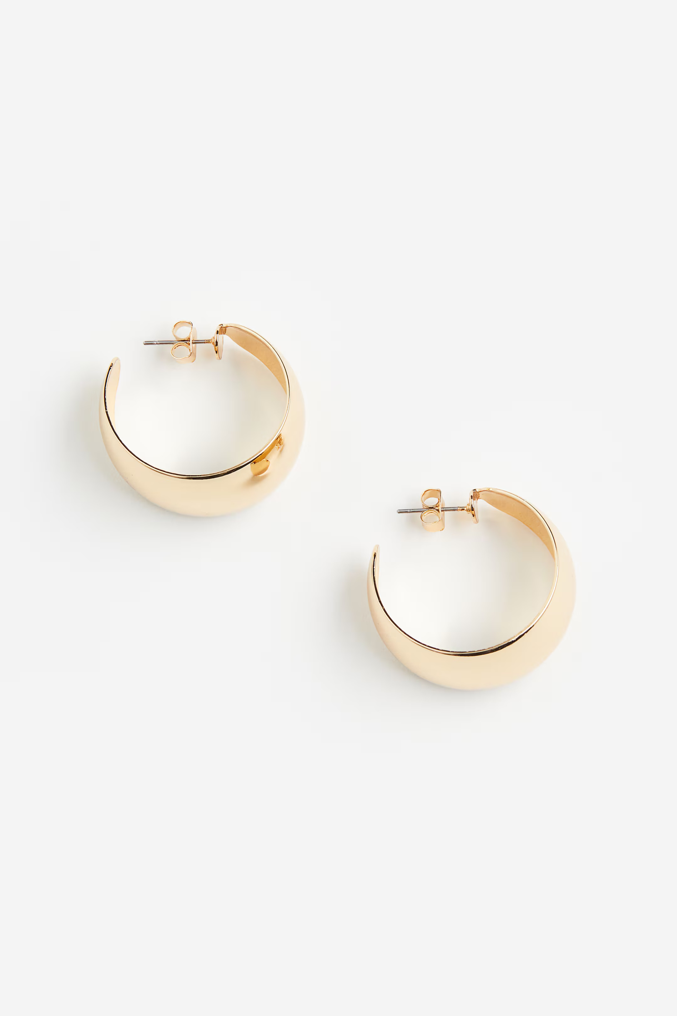 Wide Hoop Earrings | H&M (US + CA)