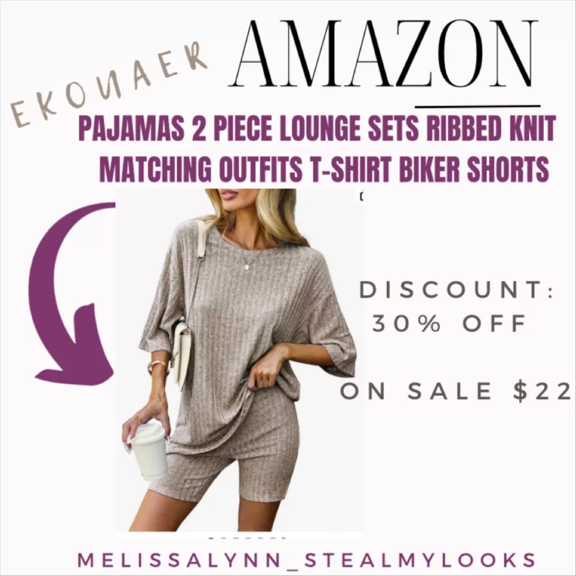 Ekouaer Women's 2 Piece Outfits … curated on LTK