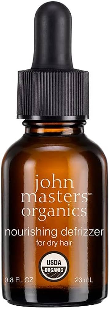 John Masters Organics Nourishing Defrizzer for Dry Hair .8 Fl oz | 95% Organic Ingredients | USDA Or | Amazon (US)