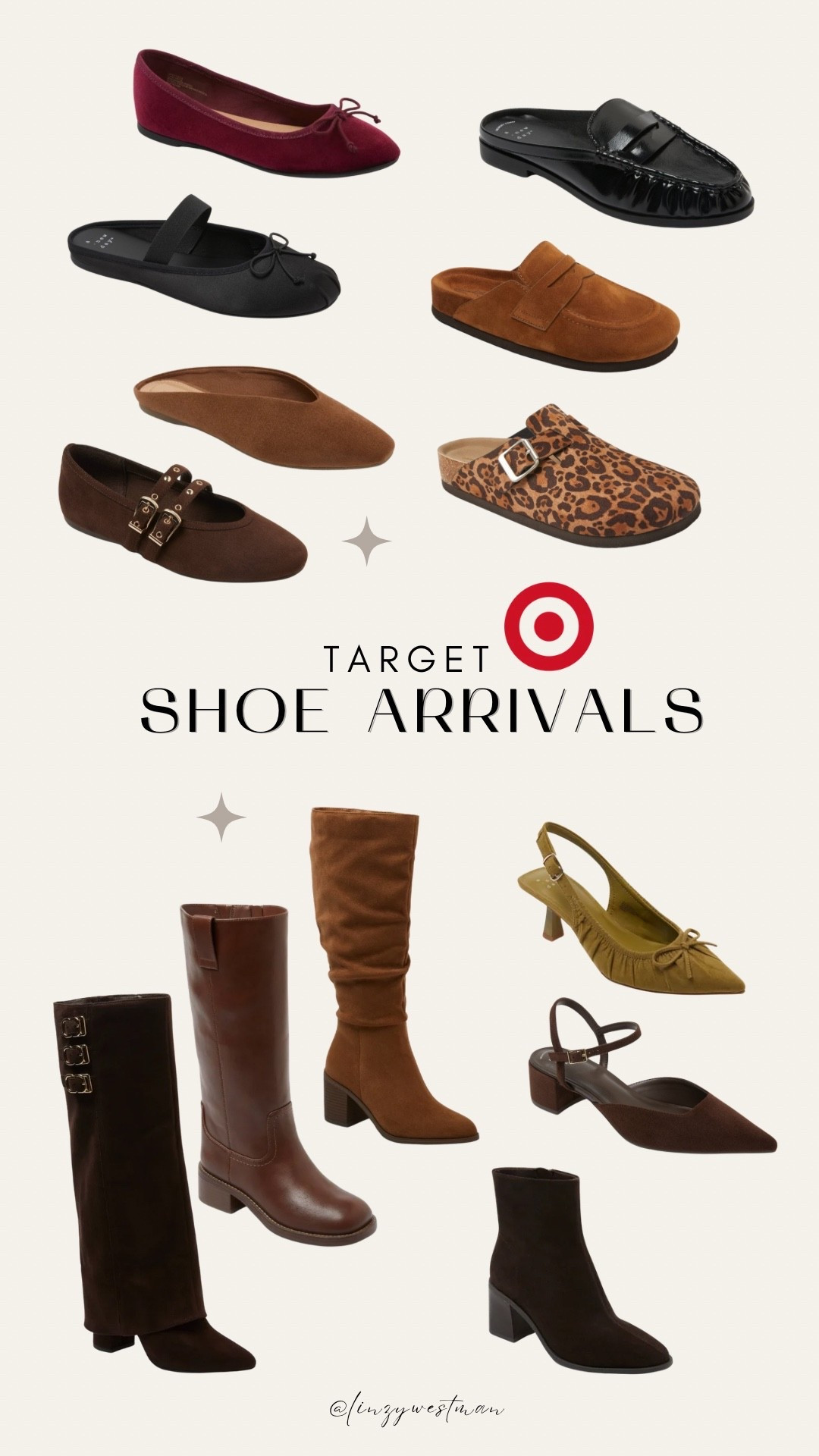 New TARGET 🎯 Shoe Arrivals.

 New Target shoes just dropped and I want them all 👟🍂

Ballet flats in the prettiest burgundy, suede loafer mules, leopard clogs, and THE boots of the season 👢 (the foldover buckle pair is my top pick!) Everything is linked so you can shop your fall shoe refresh in one spot ✨

See link below

#LTKootd #LTKgrwm #LTKSeasonal