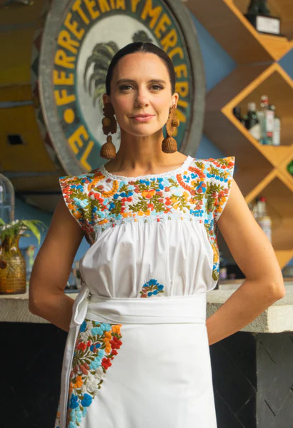 Blanca y Multicolor Blouse | Mi Golondrina