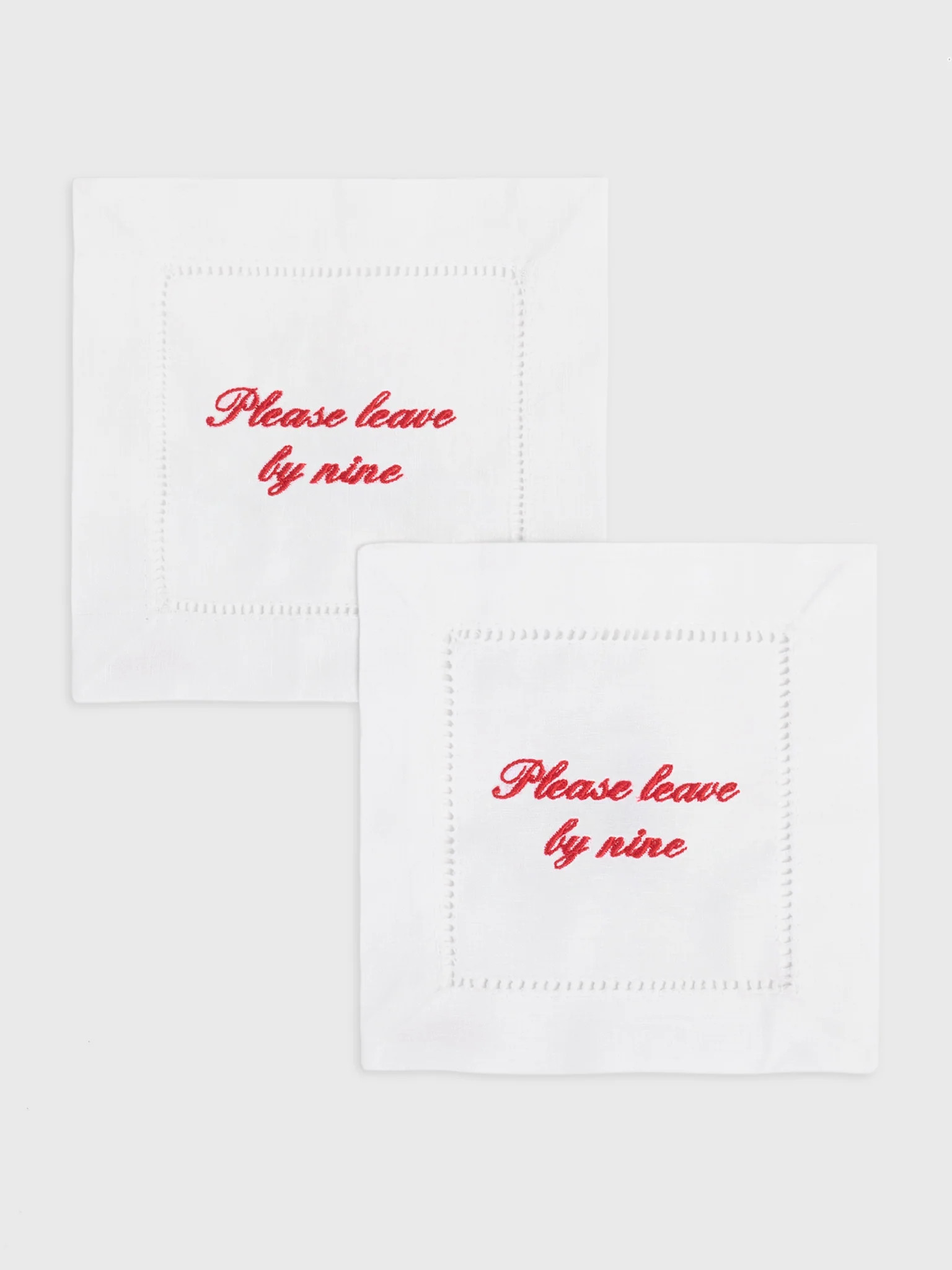 ABBODE
                      
                     Leave By Nine Cocktail Napkin Set | Saint Bernard