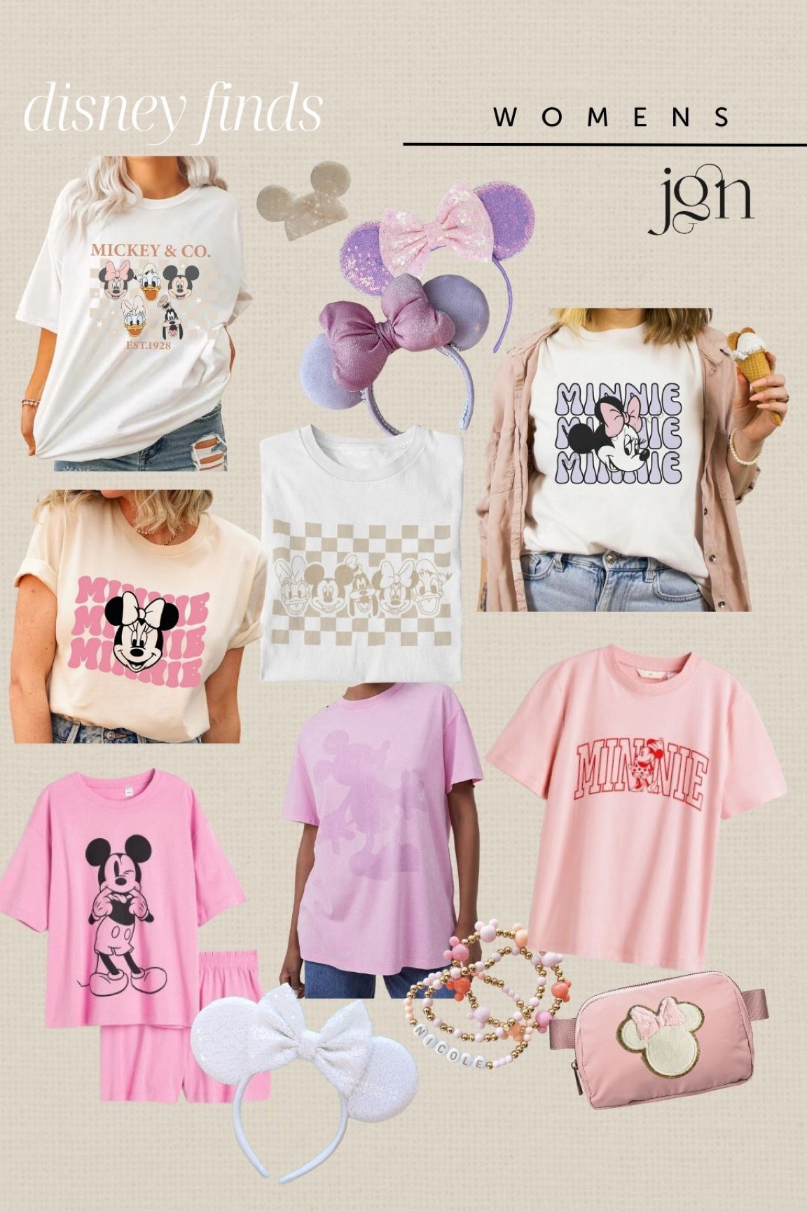 Womens Disney finds #disney #retrodisney #minnieshirt #minnieears #minniepjs #pinkdisneyfinds #lavenderdisneyfinds #summerdisneyfinds #springdisneyfinds #disneytee #beltbag 

#LTKSeasonal #LTKtravel #LTKFind