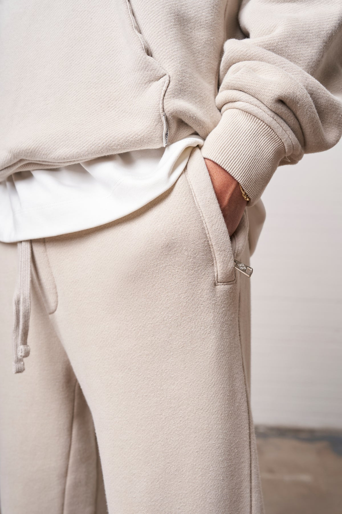 LAUNDERED CLASSICS JOGGERS - BEIGE | The Couture Club