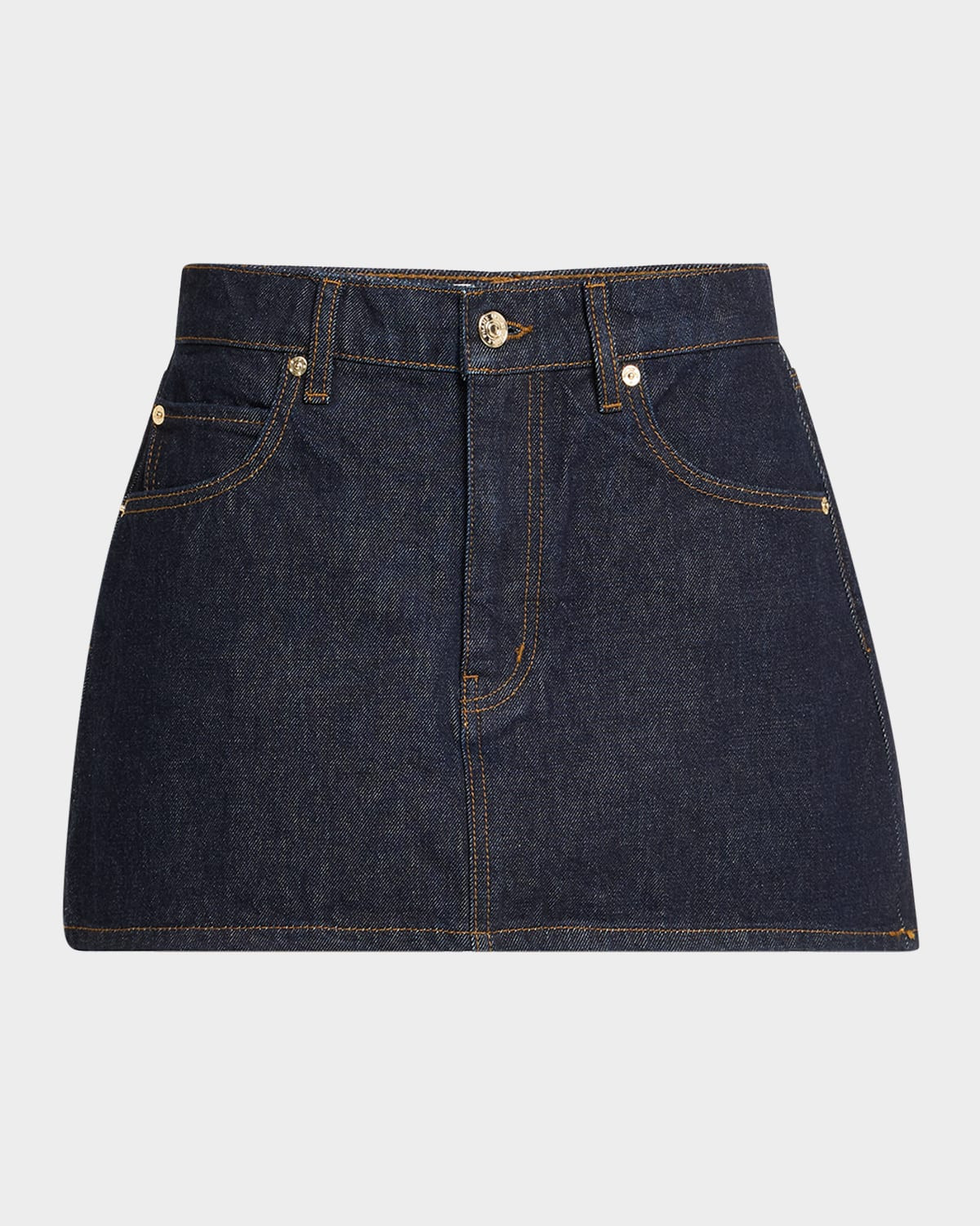 The Denim Mini Skirt | Neiman Marcus