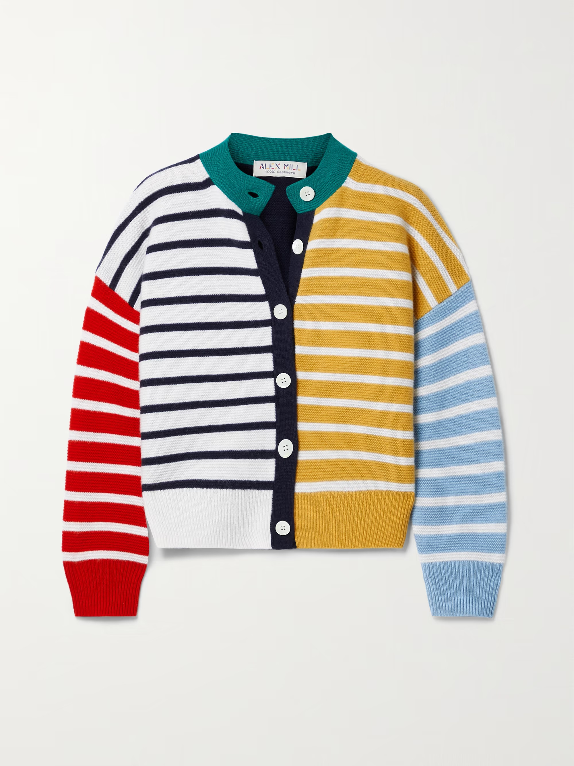Striped cashmere cardigan | NET-A-PORTER (US)