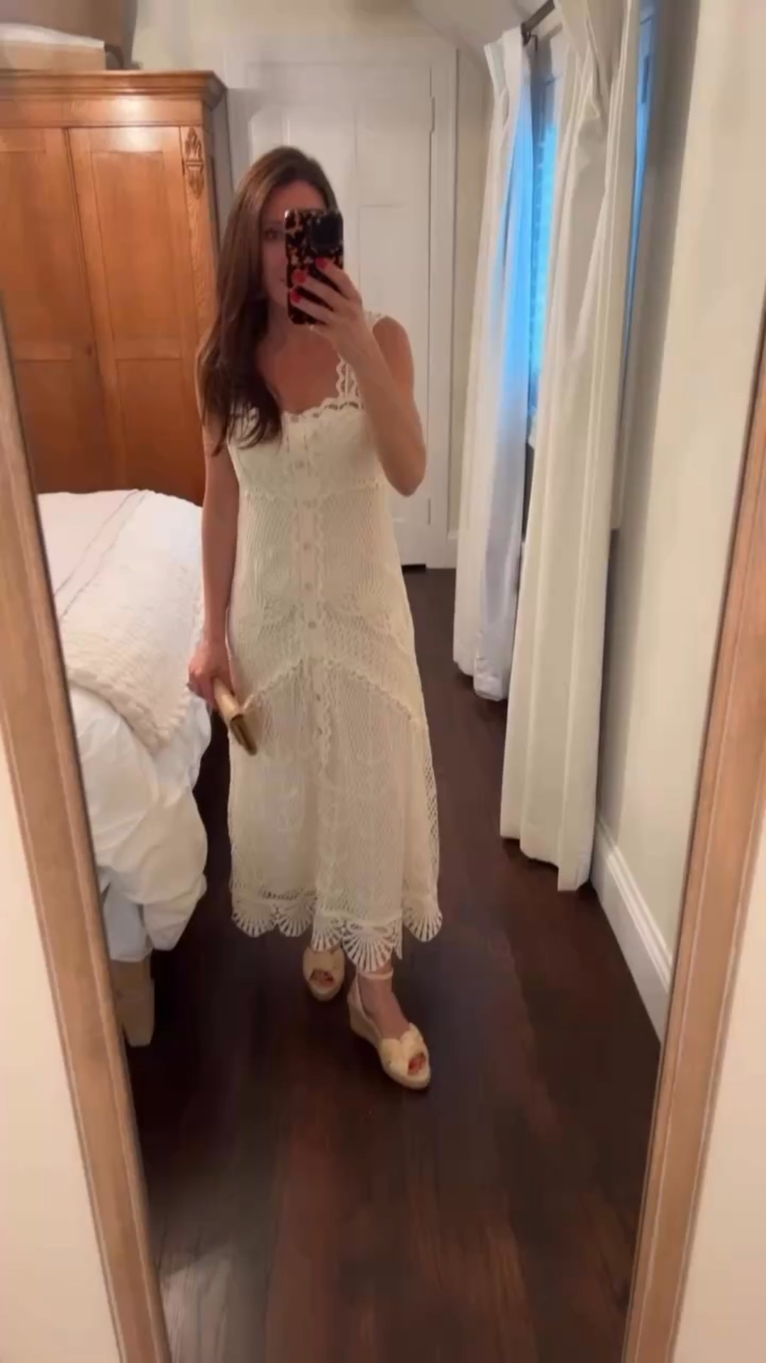 Farm Rio try on, wearing an xs in this dress but will return and size down to an xxs.  Love the anchor lace pattern!

#LTKSeasonal #LTKItBag