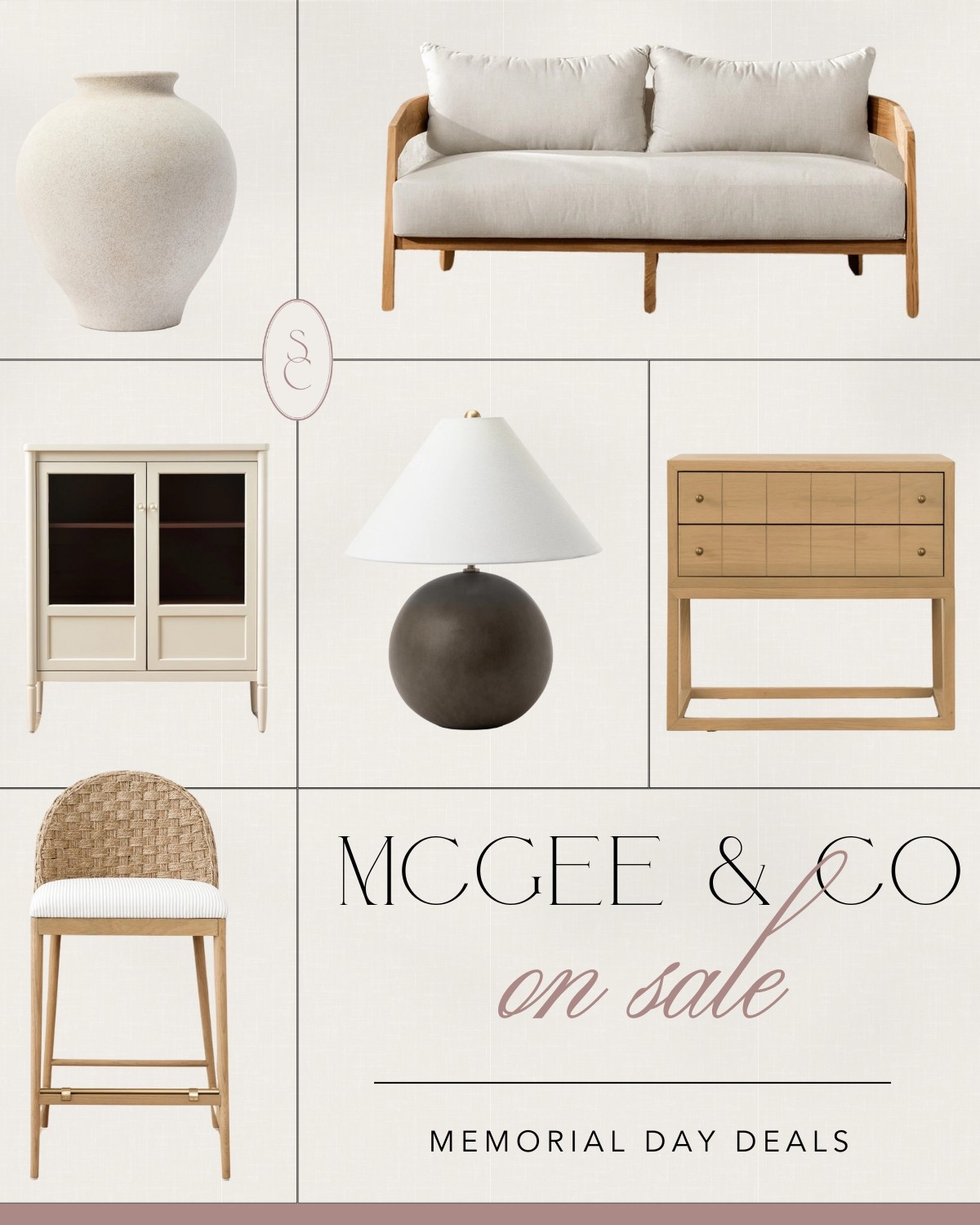 McGee & Co has up to 30% off select items right now during Memorial Day weekend! 

McGee & Co., MDW, Memorial Day, Memorial Day sale, Memorial Day sales, Memorial Day week, Memorial Day deals, furniture, living room, dining chair, outdoor couch, table lamp, tables 

#LTKHome #LTKSeasonal #LTKSaleAlert