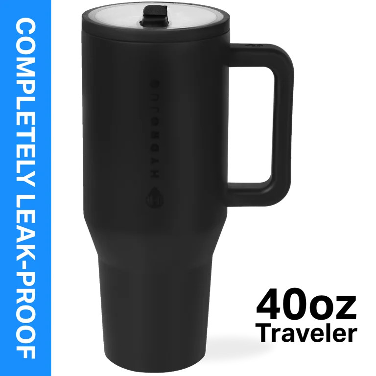 HydroJug Sport - Stainless Steel Tumbler with Straw 40oz, Vacuum Insulated, Leakproof Water Bottl... | Walmart (US)