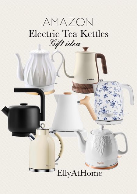 Electric tea kettles in a variety of styles at Amazon home. Perfect Mother’s Day gift idea. Shop best sellers. Also shop tea cups, mugs. 

#LTKhome #LTKGiftGuide #LTKfamily