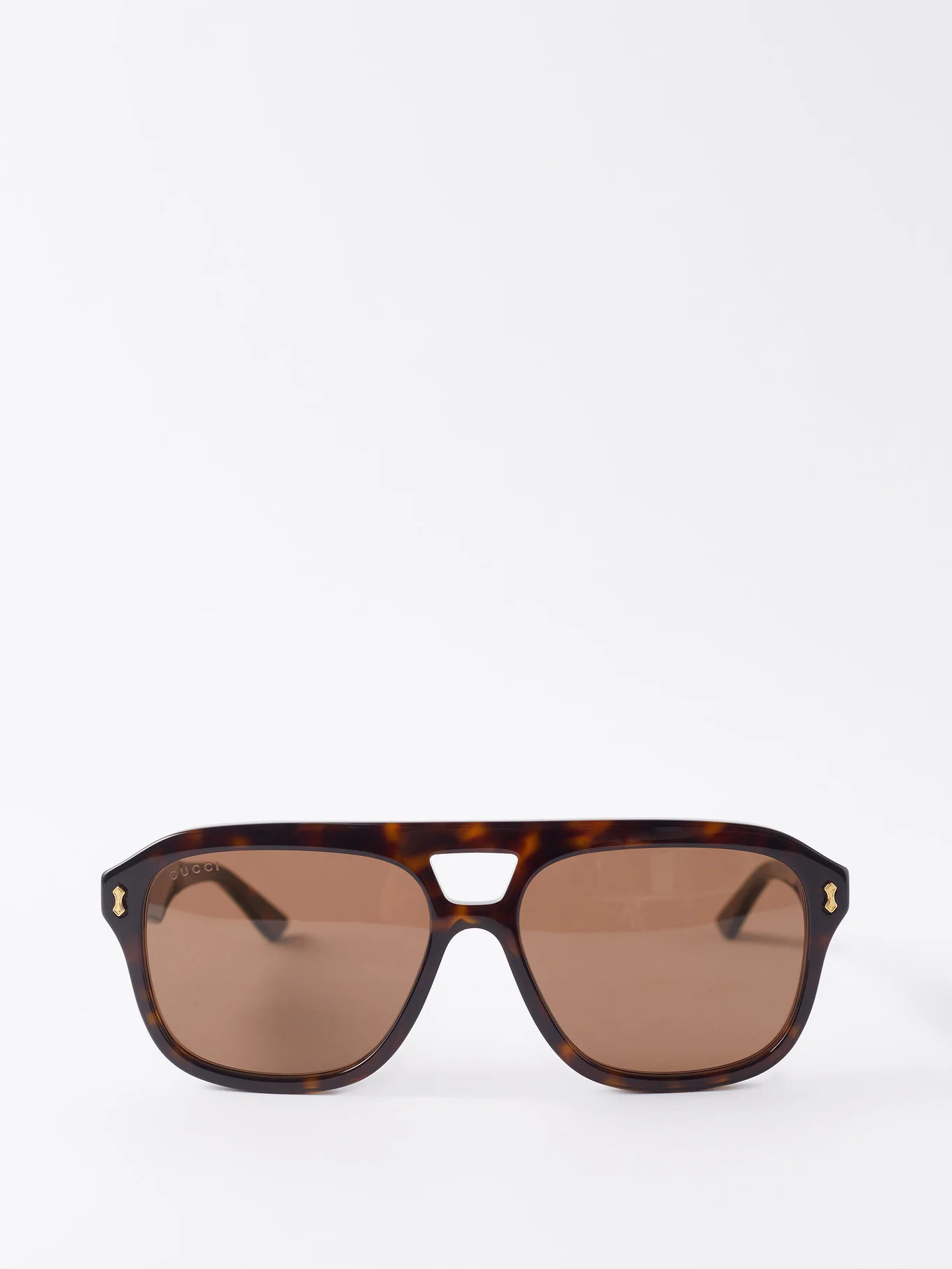Gucci EyewearAviator tortoiseshell-acetate sunglasses | Matches (EU)