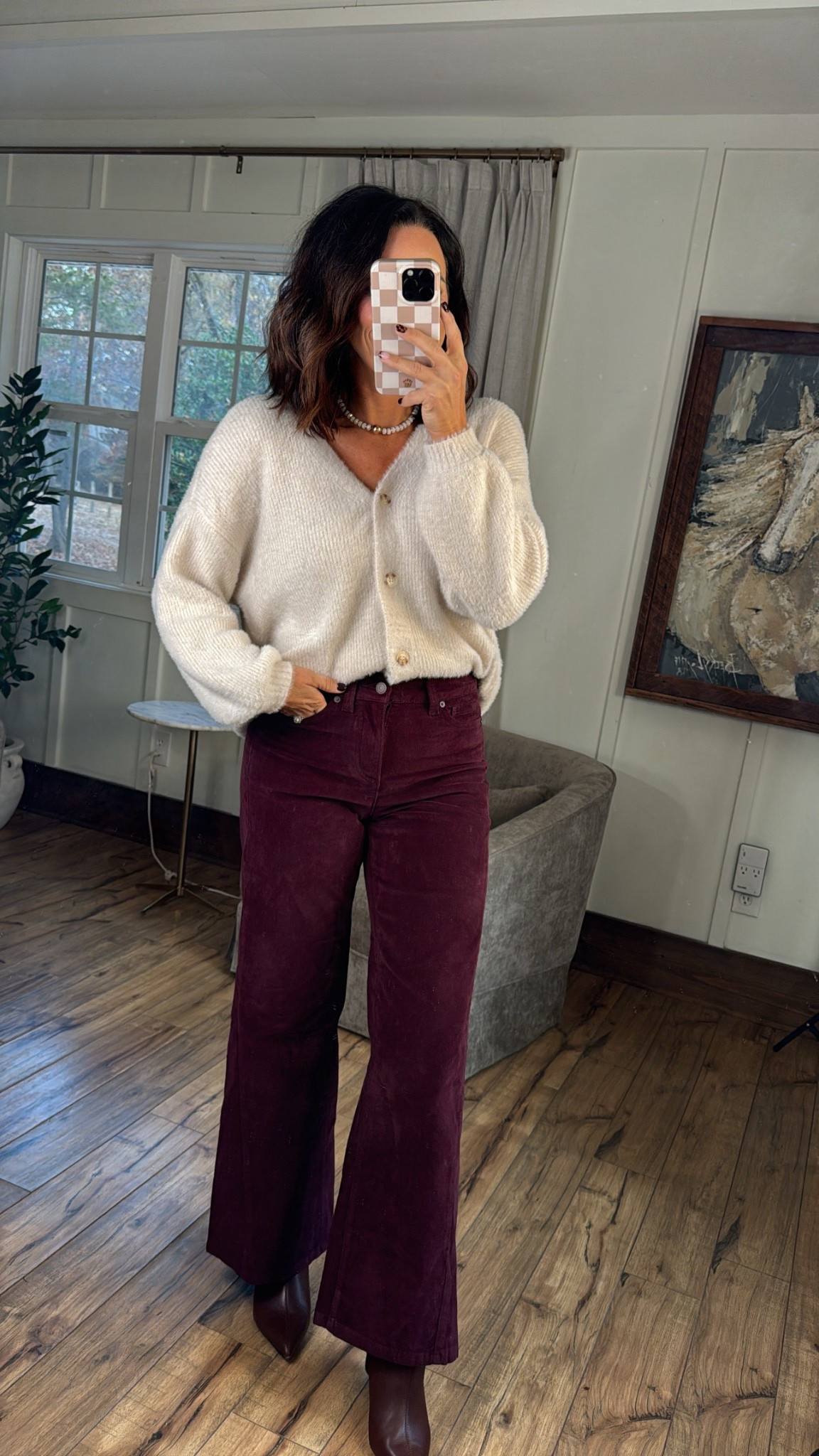 Wearing a xs top and size 2 pants!

#LTKHoliday #LTKCyberWeek #LTKGiftGuide