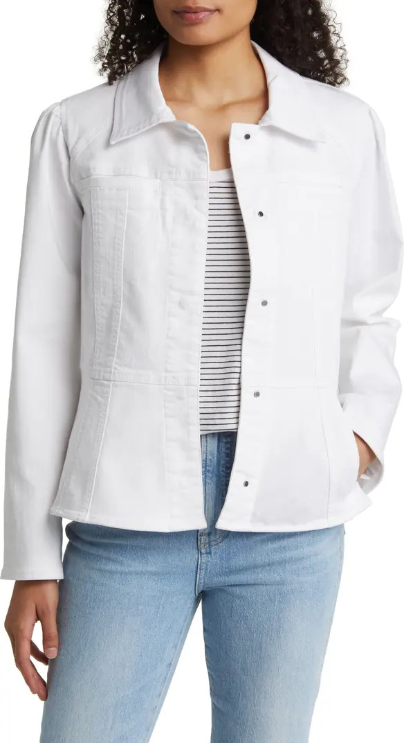Peplum Denim Jacket | Nordstrom