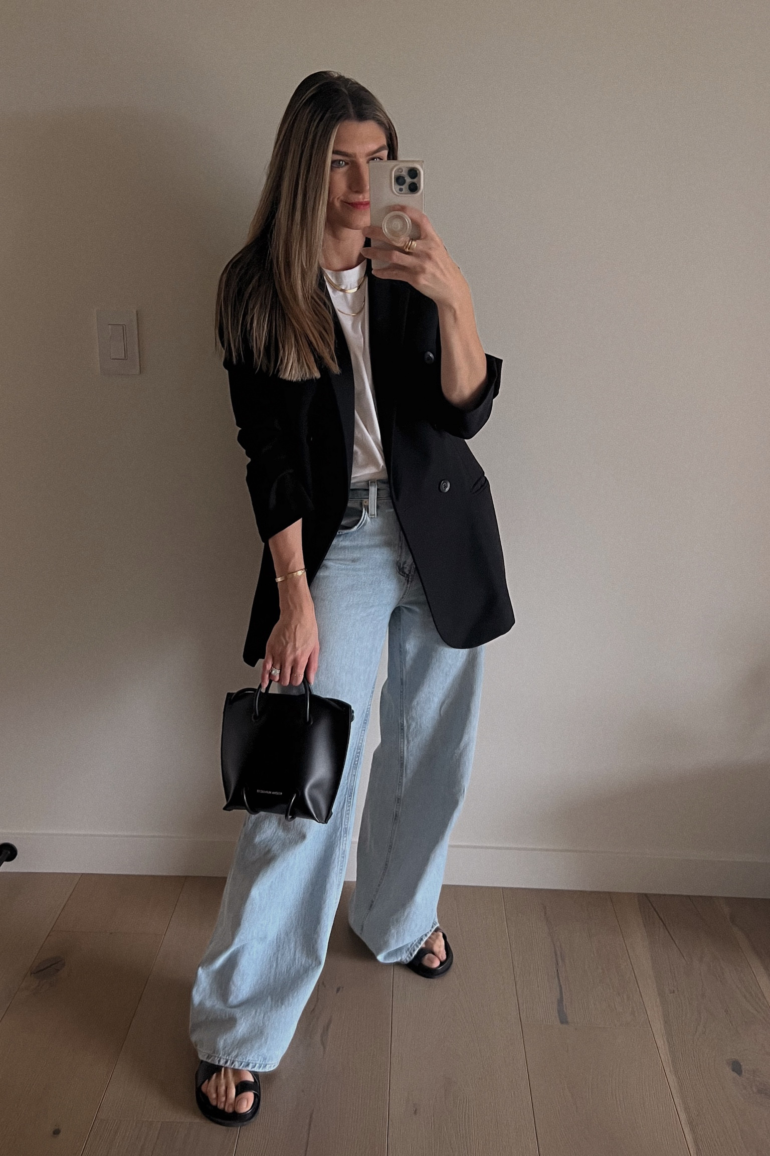 blazer szn is back. this effortless and easy look can be done so many ways with a white tee, relaxed wide leg denim and an oversized blazer 👌🏻

#LTKshoecrush #LTKSeasonal #LTKstyletip
