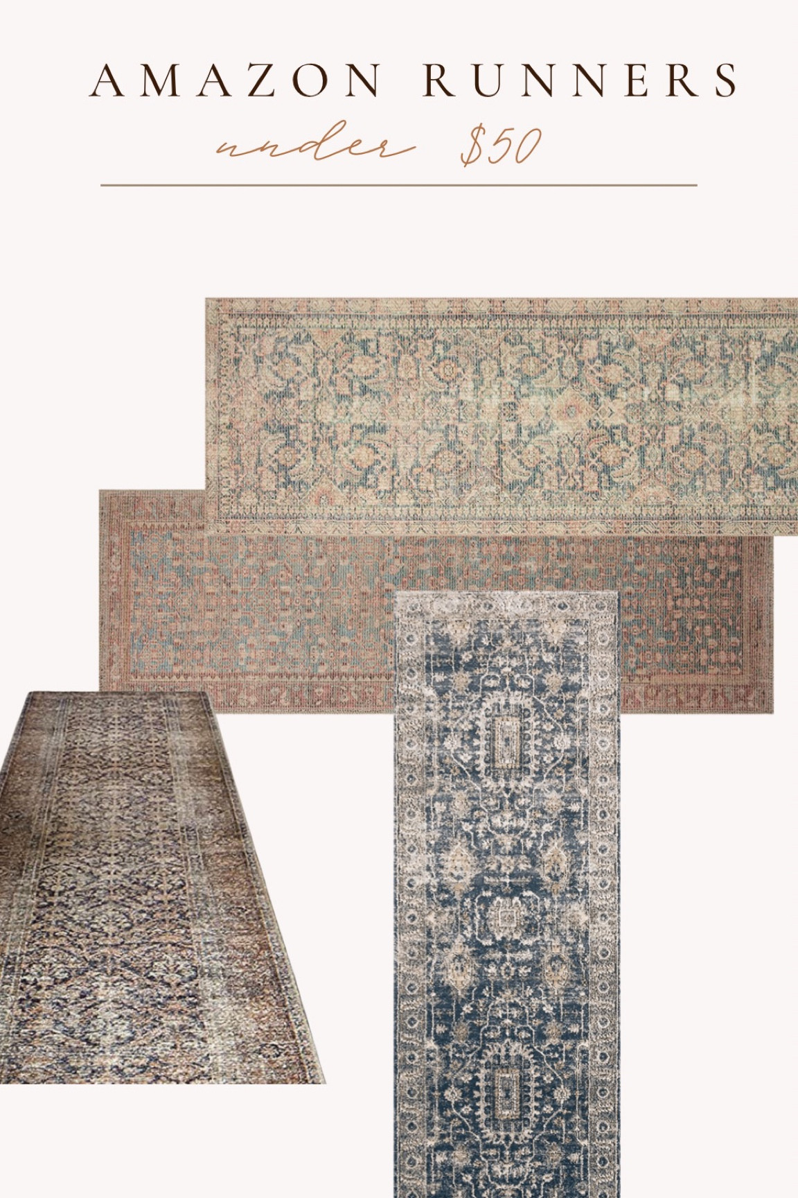 Runners $50 & Under - love your space even more!!! My loloi navy & pebble runner instantly gave my kitchen all the pretty vibes it was missing! Great quality and pile for the price.

#LTKunder50 #LTKhome #LTKsalealert