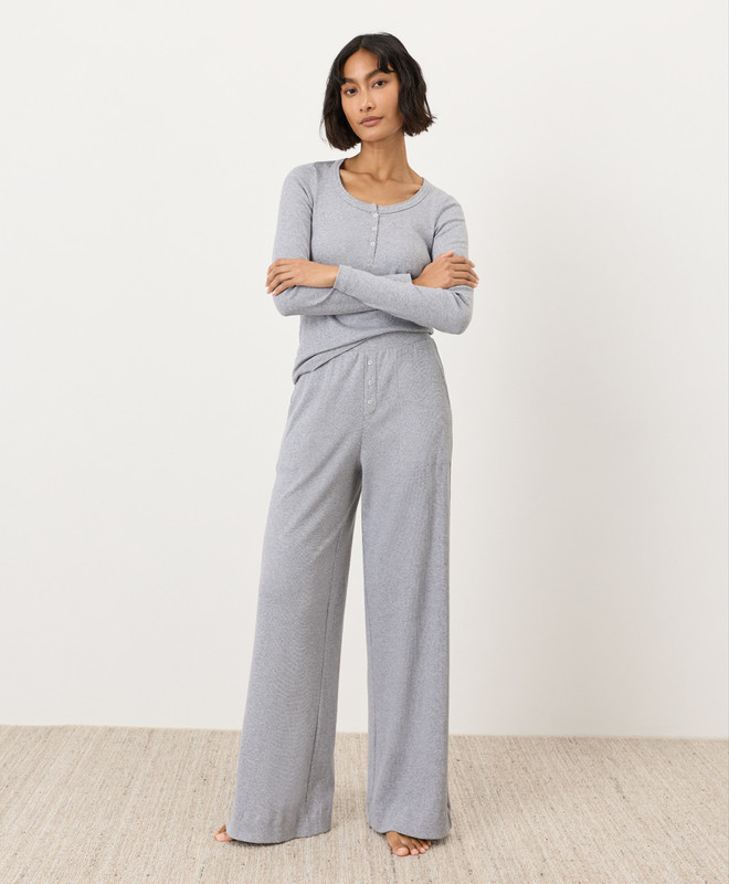 Women’s Dream Rib Sleep Set made with Organic Cotton | Pact | Pact Apparel