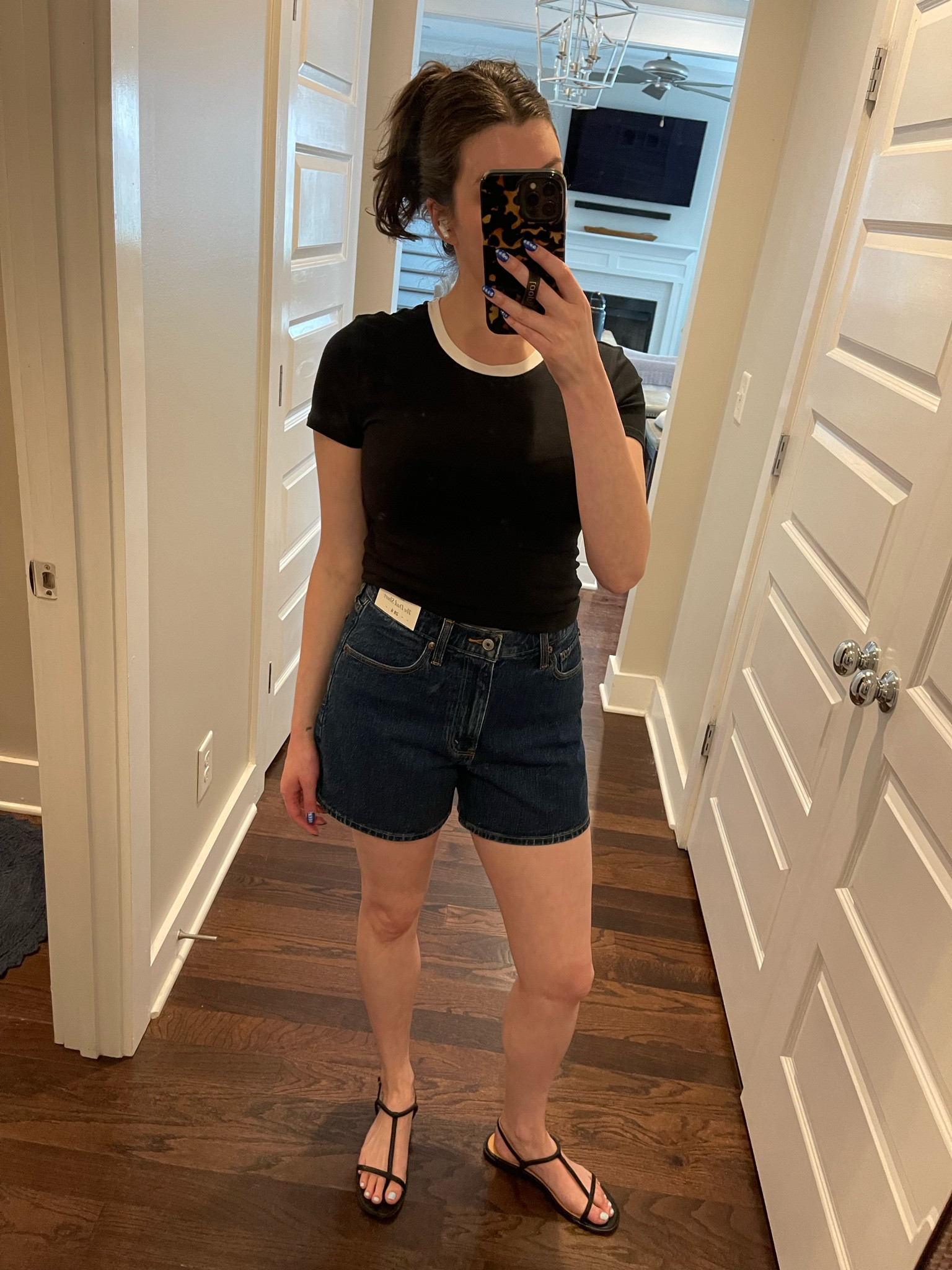 New Abercrombie shorts and baby tee + new Madewell sandals! Shorts are a great length and I love their baby tees. 

These Madewell sandals are so comfy and fit great! If between sizes size up in the sandals. 

#LTKSaleAlert #LTKShoeCrush #LTKSeasonal
