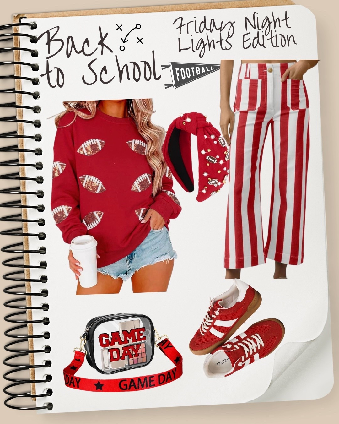 Game day outfit ideas for women featuring chic football style, Friday night lights fashion, football mom outfits, elevated casual looks, denim, sneakers, boots, statement accessories, school spirit style, college football outfits, fall fashion, neutral wardrobe staples, game day accessories, and outfit inspiration you can wear all season long.

#LTKootd #LTKmomlife #LTKOver40