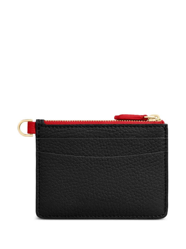 zipped leather card holder | Farfetch Global