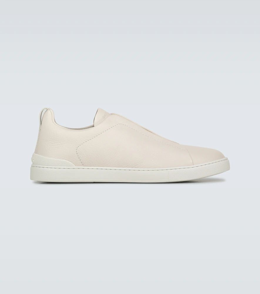 Zegna Triple Stitch leather sneakers with concealed laces | Mytheresa (US/CA)