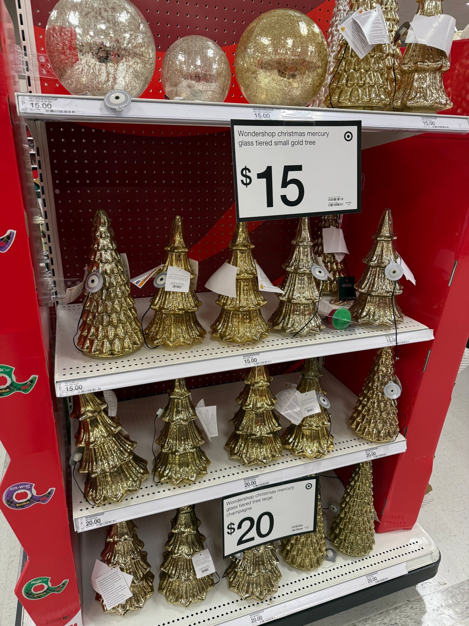 Gold and silver glass trees!

#LTKSeasonal #LTKHome #LTKHoliday