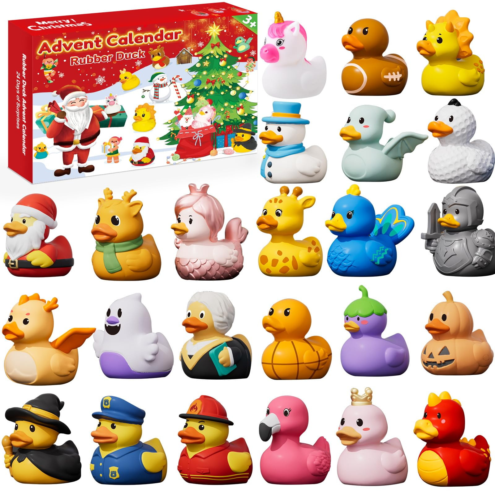 Rubber Duck Advent Calendar 2025 for Kids and Toddlers - 24 Days of Surprise Christmas Countdown ... | Amazon (US)