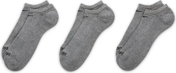 Dry 3-Pack Everyday Plus No Show Socks | Nordstrom